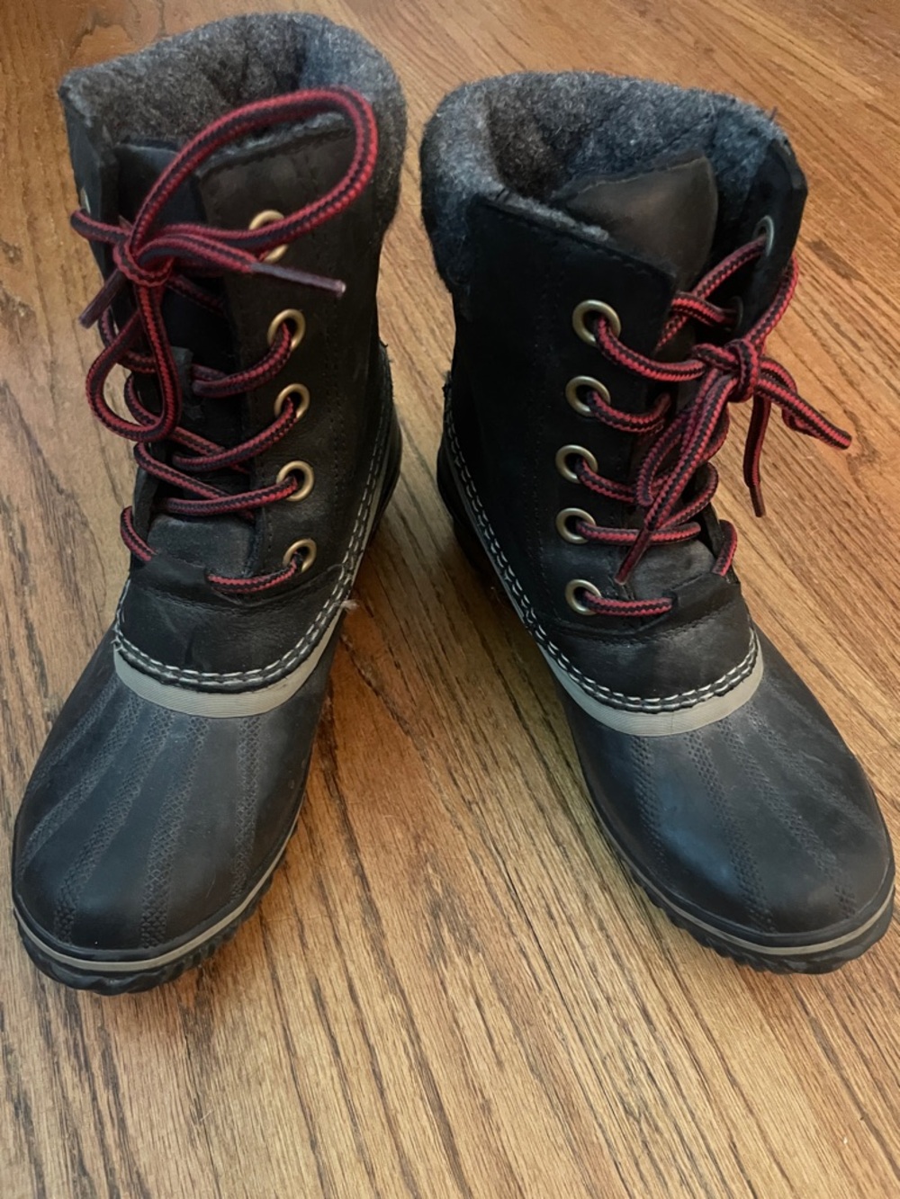 Sorel Women | Slimpack Lace II Boot Black, NL2348-010 size 7 Snow Winter